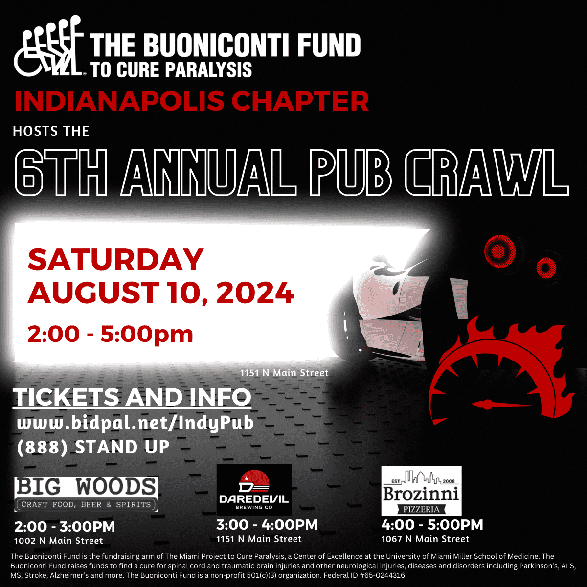 6th Annual Indianapolis Chapter Pub Crawl