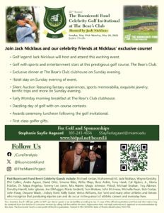 22nd Annual Celebrity Golf Invitational at The Bear's Club hosted by Jack Nicklaus