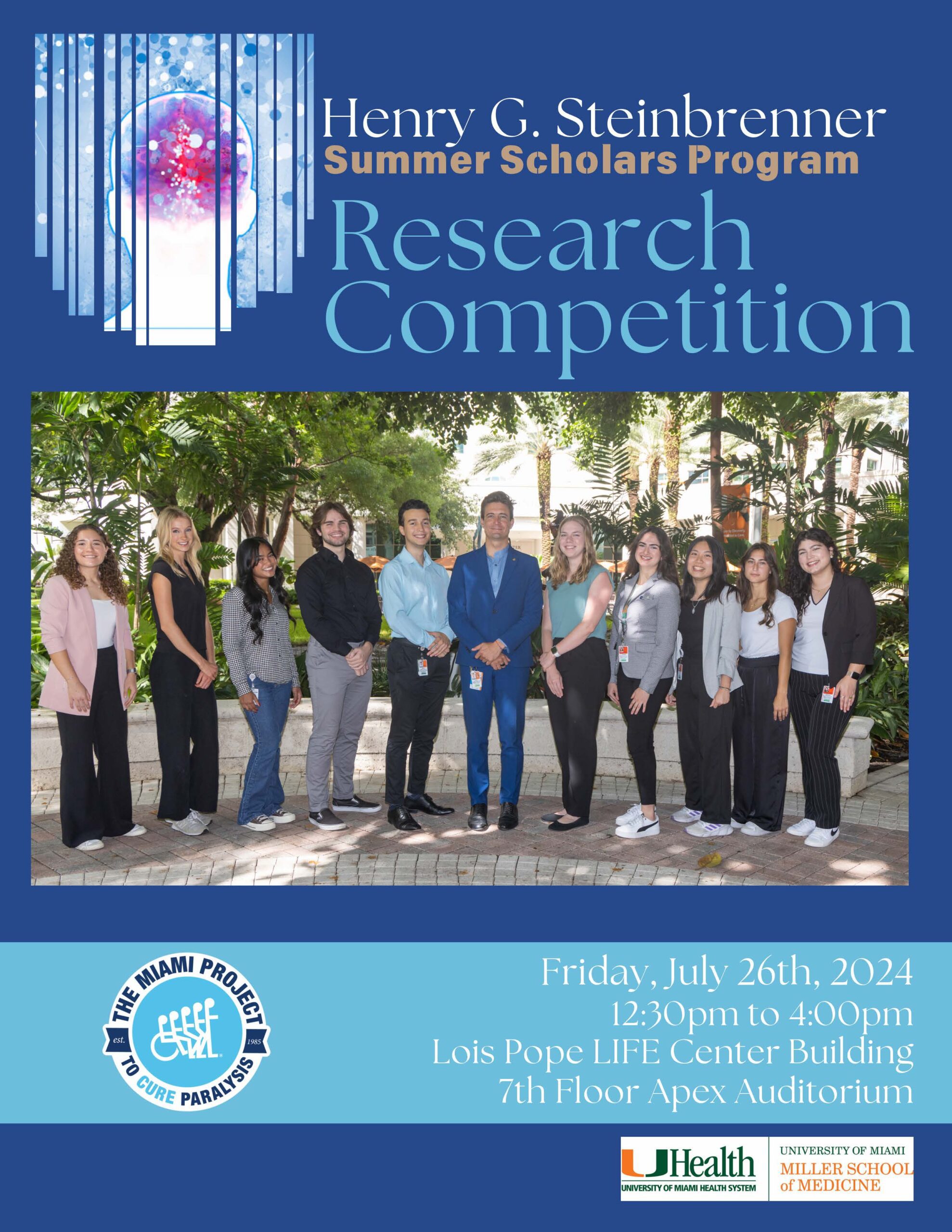 Henry G. Steinbrenner Summer Scholars Program Research Competition