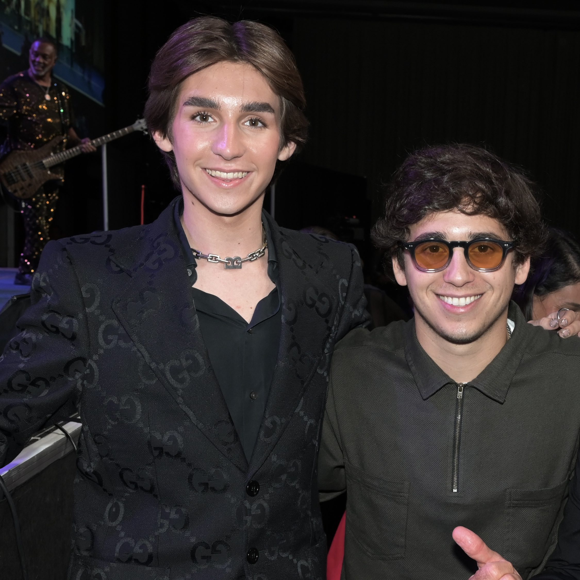 Austin Sayfie Aagaard with SNL Cast Member Marcello Hernandez