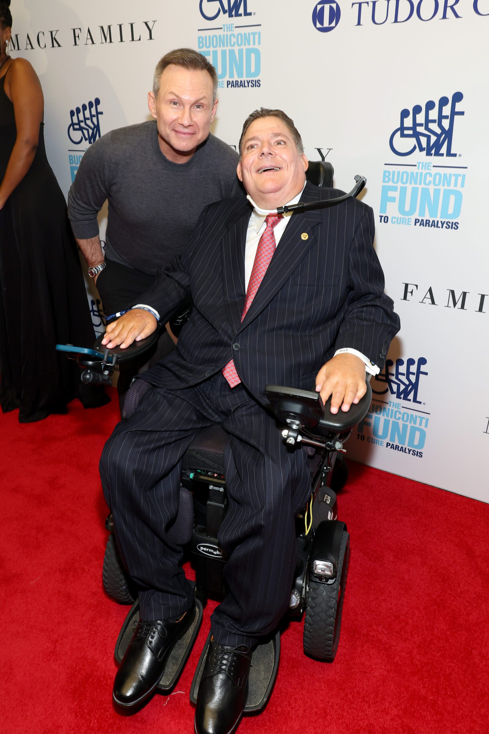 Christian Slater with Marc Buoniconti