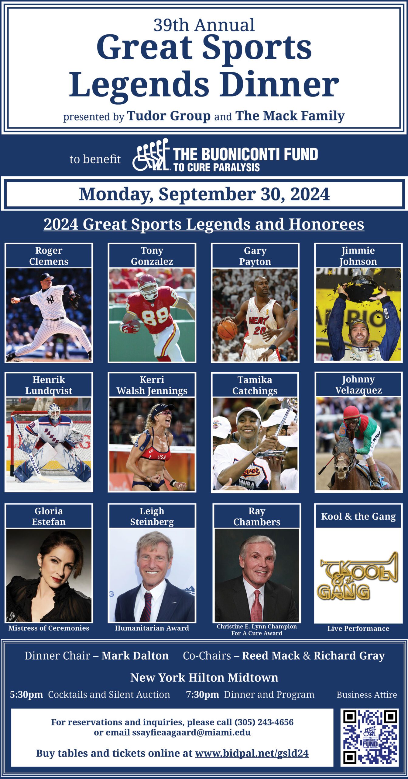 39th Annual Great Sports Legends Dinner
