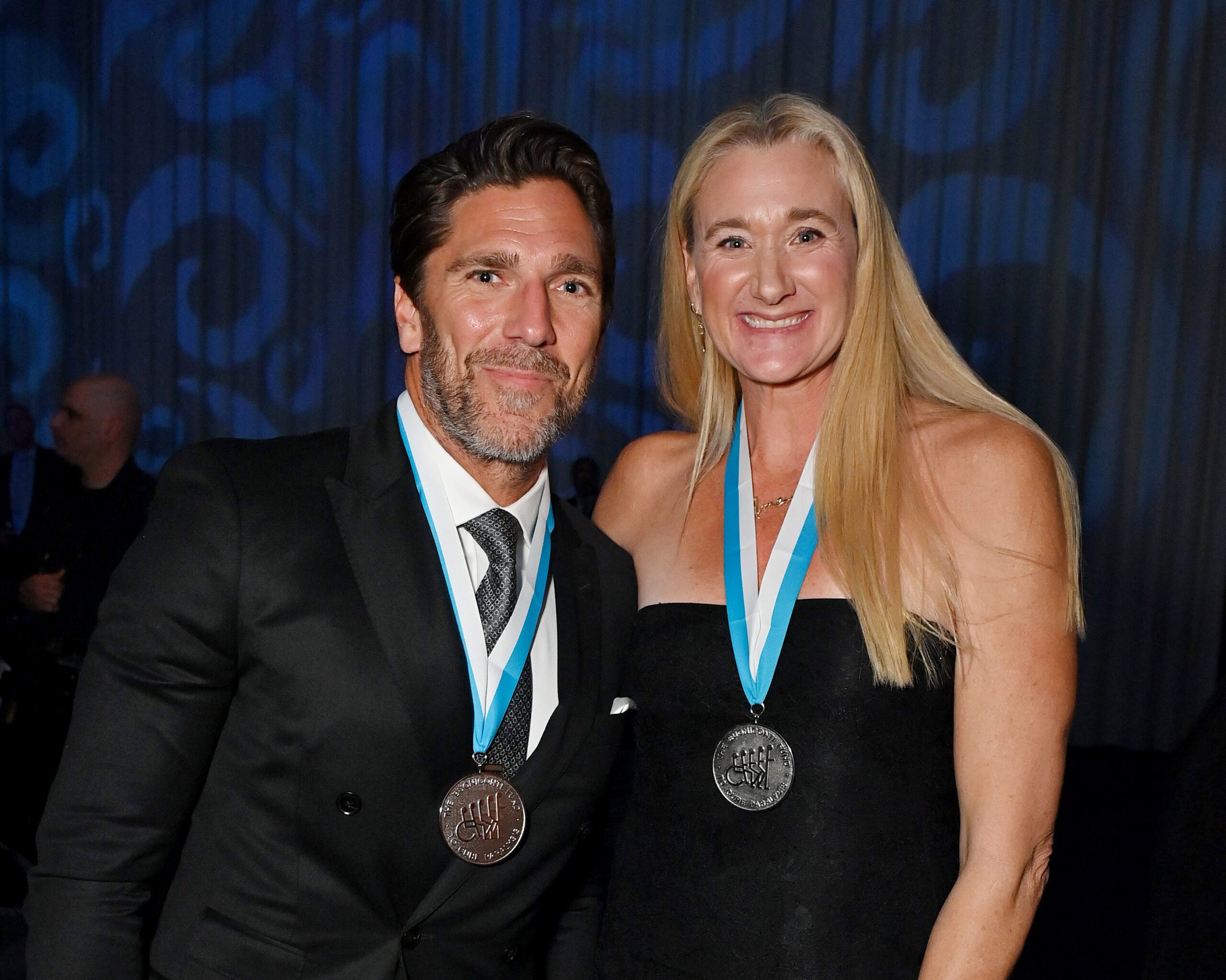 Henrik Lundqvist and Kerri Walsh Jennings